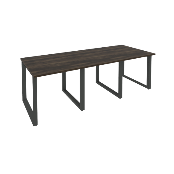 Onix Стол переговорный O.MO-PRG-3.0 Дуб Мали/Металл Антрацит 2340*980*750