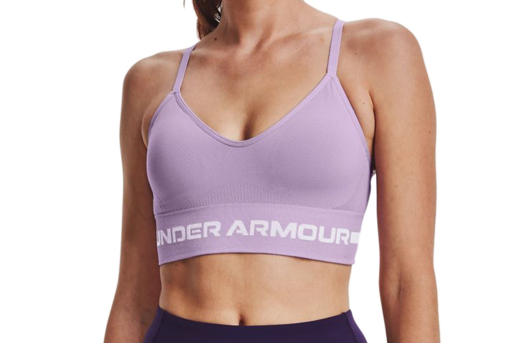 ТОП теннисный Under Armour Seamless Low Long Sports Bra - octane/white