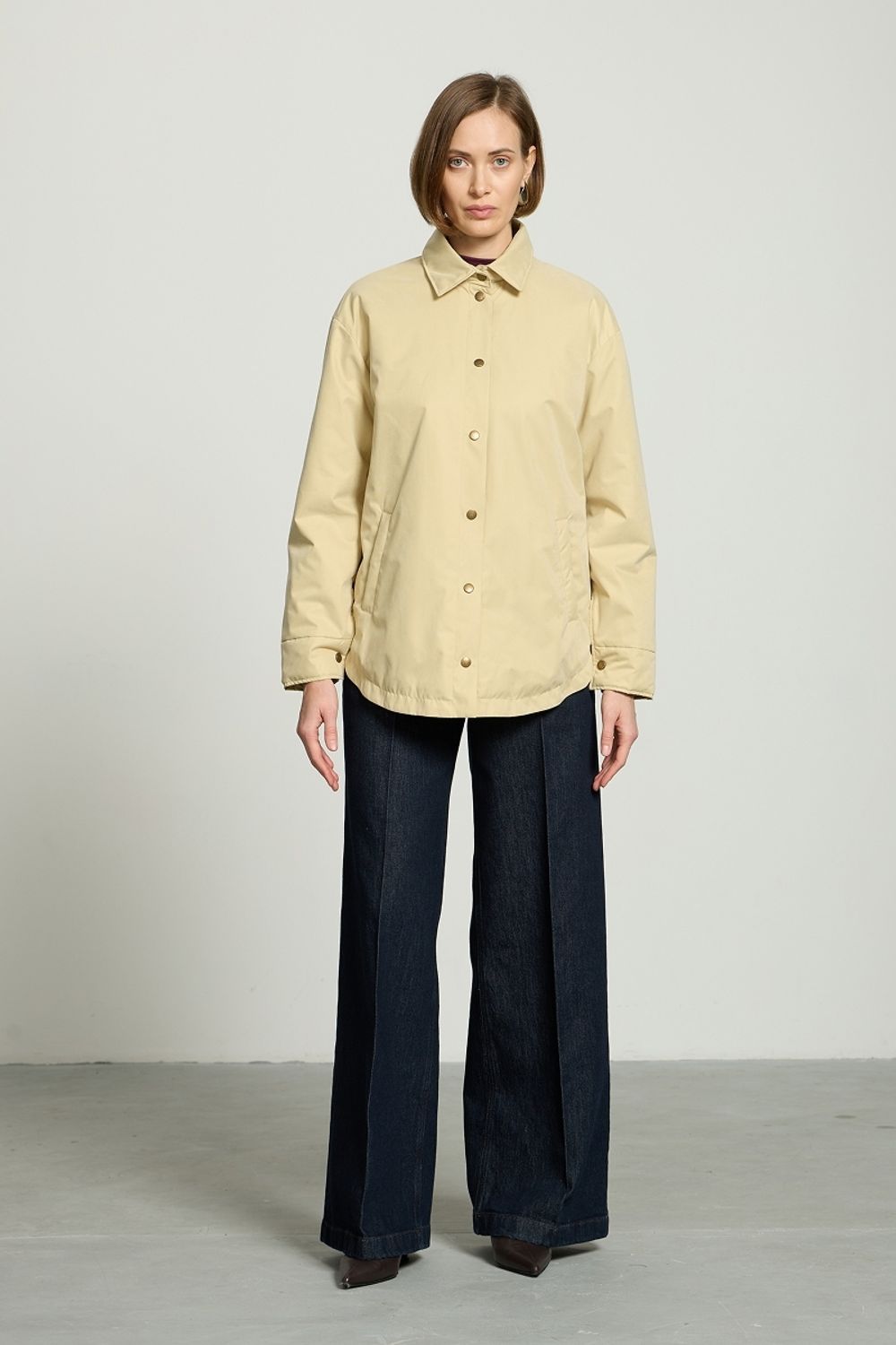 Куртка Бостон желтая утепленная