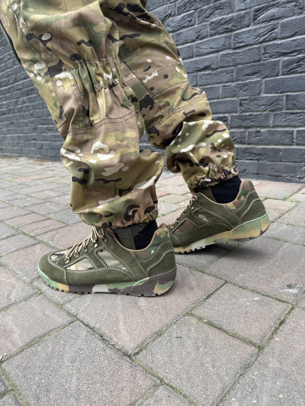 Тактический костюм горка с наколенниками и налокотниками мультикам