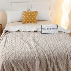 Невероятно мягкий и нежный плед VIVA - HOME TEXTILE из бамбуковой микрофибры "Тиснение 3D"