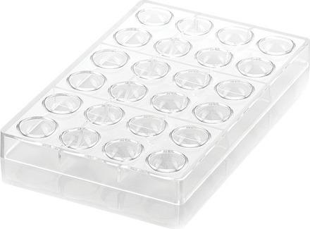 Форма для запекания Silikomart Forma do czekoladek Kit Semisfera 01, круглая, силикон, 3,1 см