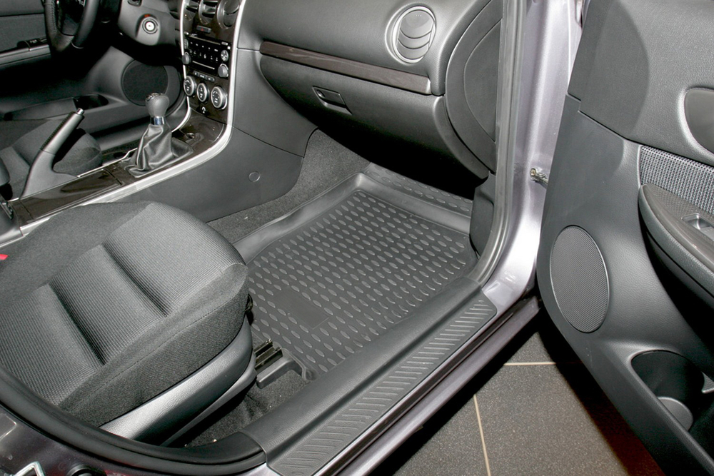 Коврики Standard, в салон MAZDA 6 2002-2007, 4 шт. (полиуретан, чёрные) Element.NLC.33.02.210