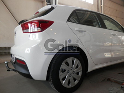 Фаркоп оцинкованный Galia K039C для Kia Rio IV хетчбек 2017-(паспорт и сертификат в комплекте)(без электрики)