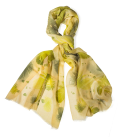 Шаль FEATHER GREEN Шаль Blues Cashmere 70x200 Зеленый
