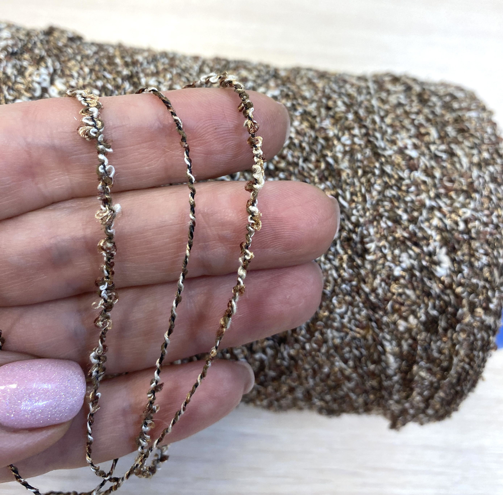 Пряжа на бобине (Италия) 40% хлопок 40% вискоза 20% п/а 100г-260 м 330 г