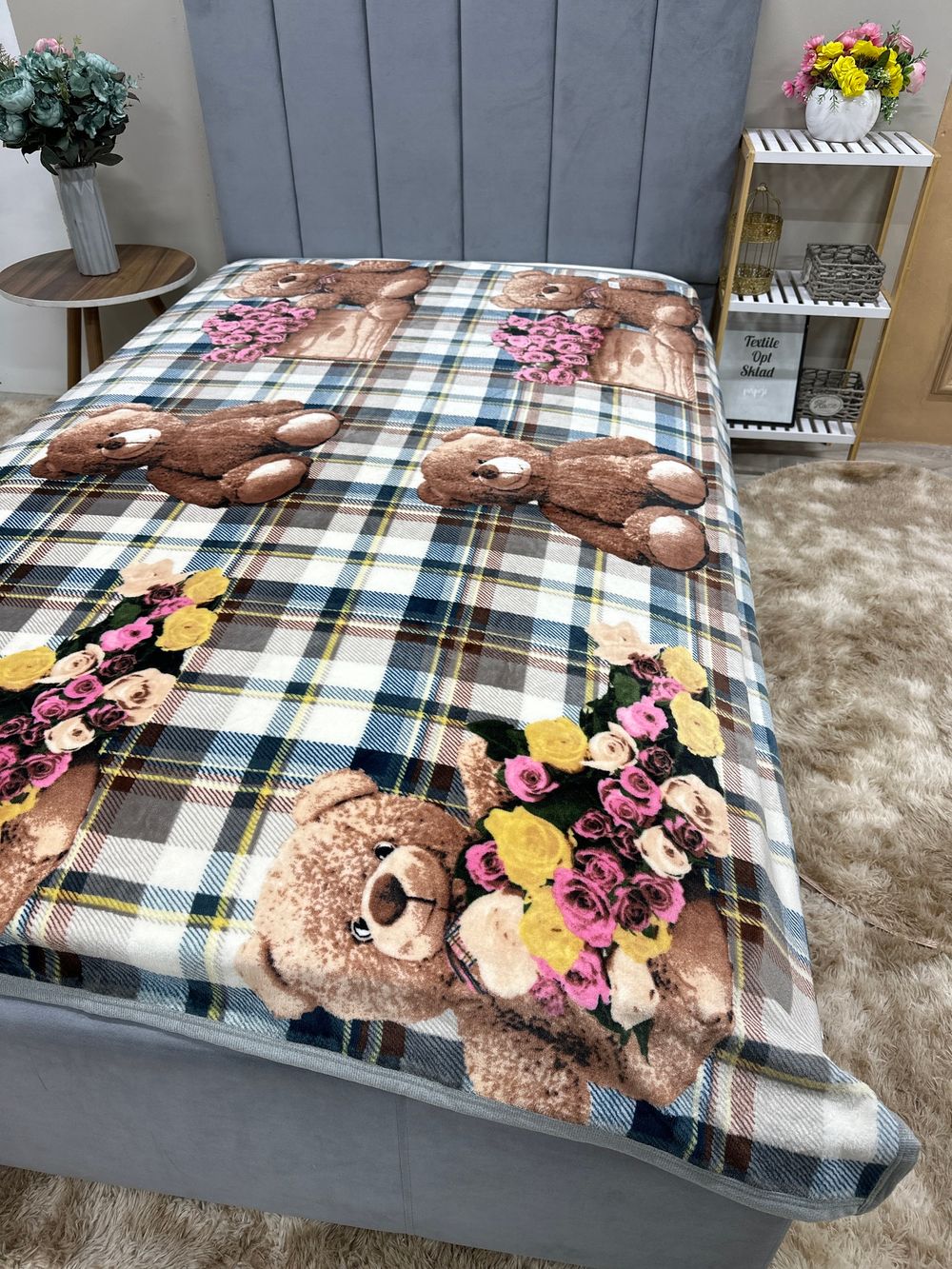 Плед БАМБУК 1,5сп ЛИКВИ!