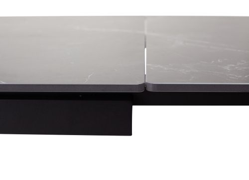 Стол FORIO 160 MATT BLACK MARBLE SOLID CERAMIC / BLACK