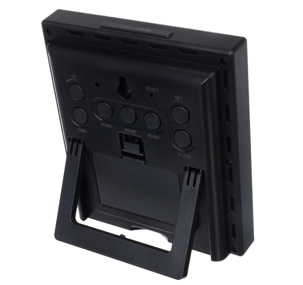 Метеостанция Bresser Temeo Hygro Quadro Prestige с тремя датчиками, черная