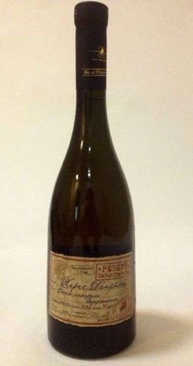 Вино Херес Донской серия "Резерв" ликерное выдержанное 0,75л 19% (Винзавод Янтарный)