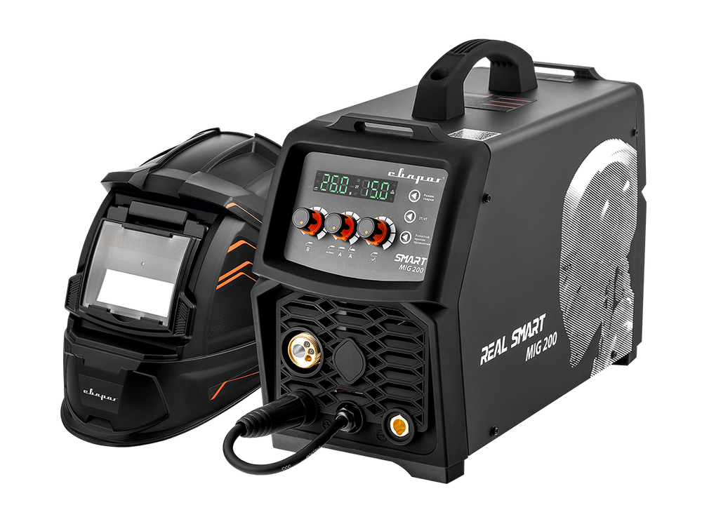 Полуавтомат Сварог REAL SMART MIG 200 BLACK (N2A5)