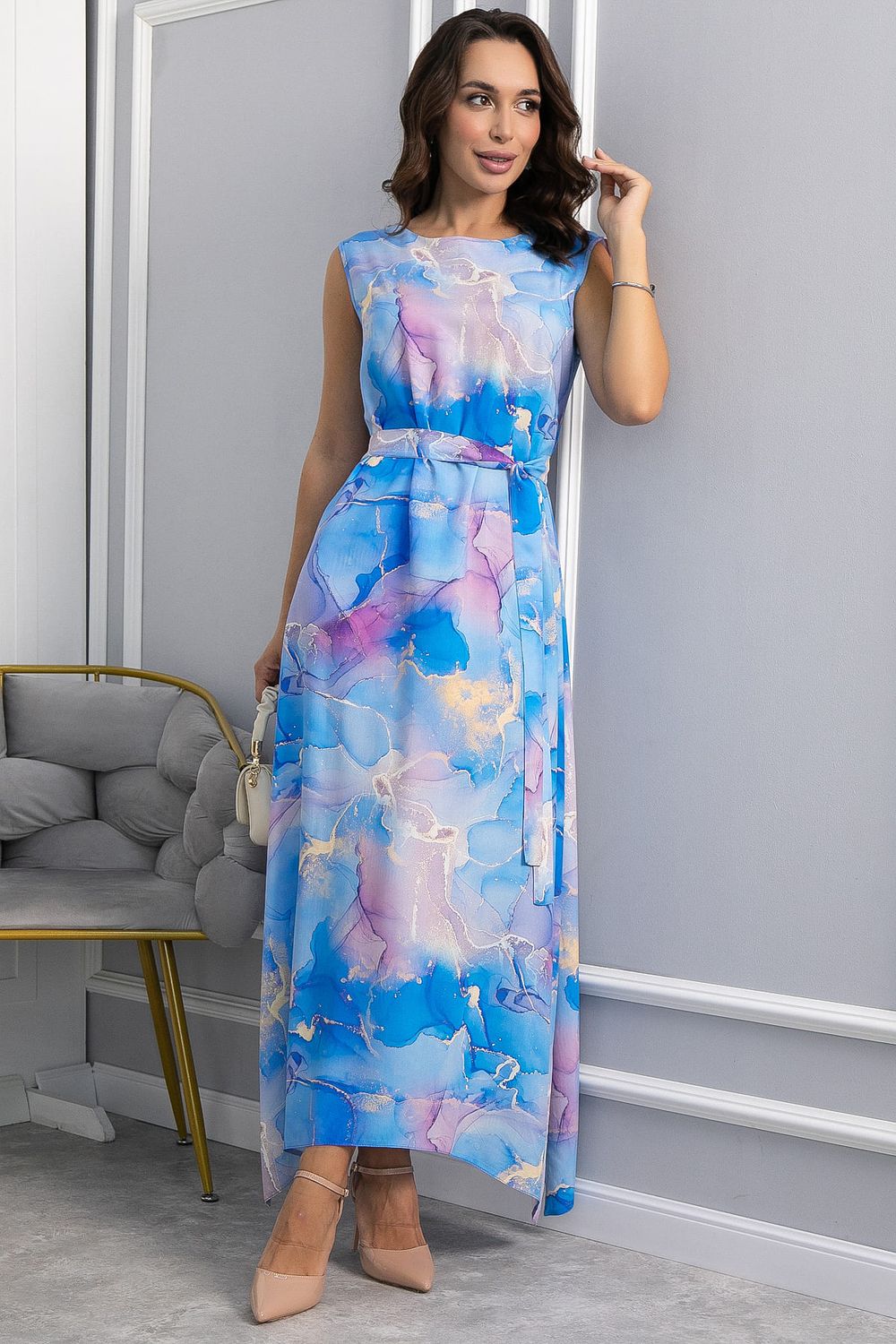 Платье Иниша (синее) П14070-4М LT Collection