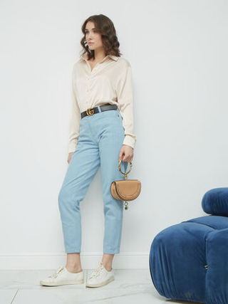 Джинсы женские Anyday Icon Jeans  01, цвет голубой