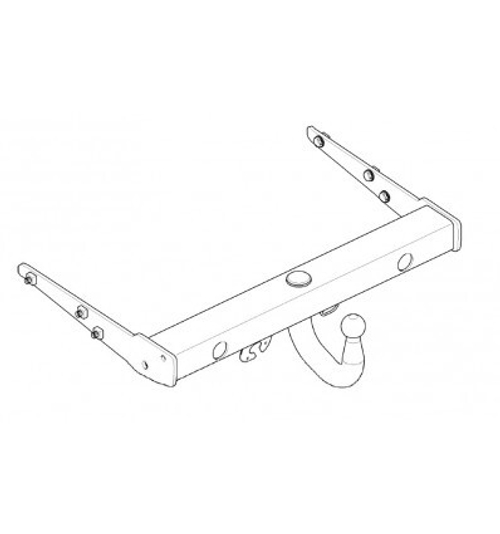 Фаркоп Westfalia 321650600001 Volkswagen Transporter T5 2003-(паспорт и сертификат в комплекте)(без электрики)