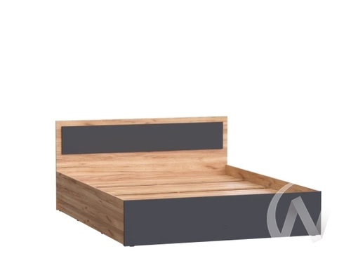 Кровать 1;4м Спальня Мартина (дуб крафт/графит)