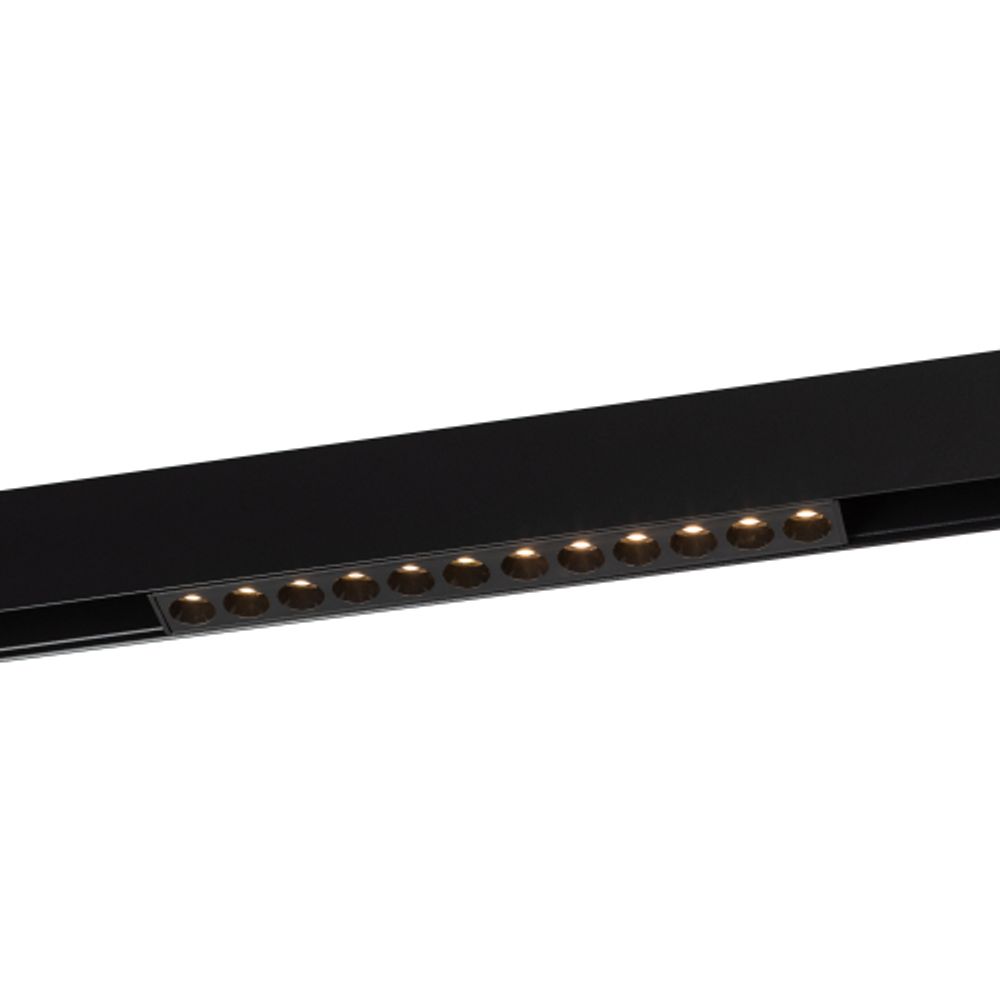 Магнитный трековый светильник ЭРА TRM20-3-22-12W3K BK светодиодный 12Вт 3000К черный | Магнитные трековые светильники