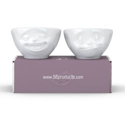 Набор чаш Laughing & Tasty, 100 мл, белый, 2 шт.