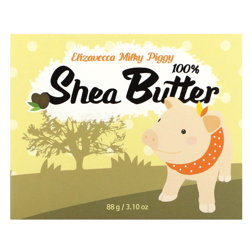 Elizavecca, Milky Piggy, 100% масло ши, 88 г (3,10 унции)