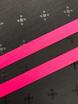 Бейка матовая ярко-розовая 15 мм