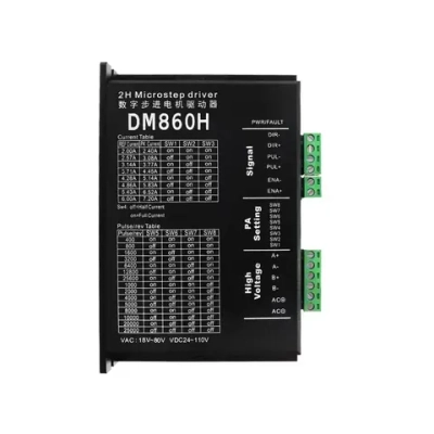 DM860H Nema34 Шаговые двигатели с приводом 0 - 200 кгц AC18 - 80V или DC 24 - 110V 2A - 7.2A Микрошаговый привод для шаговых двигателей Nema23 CNC 1 Axis