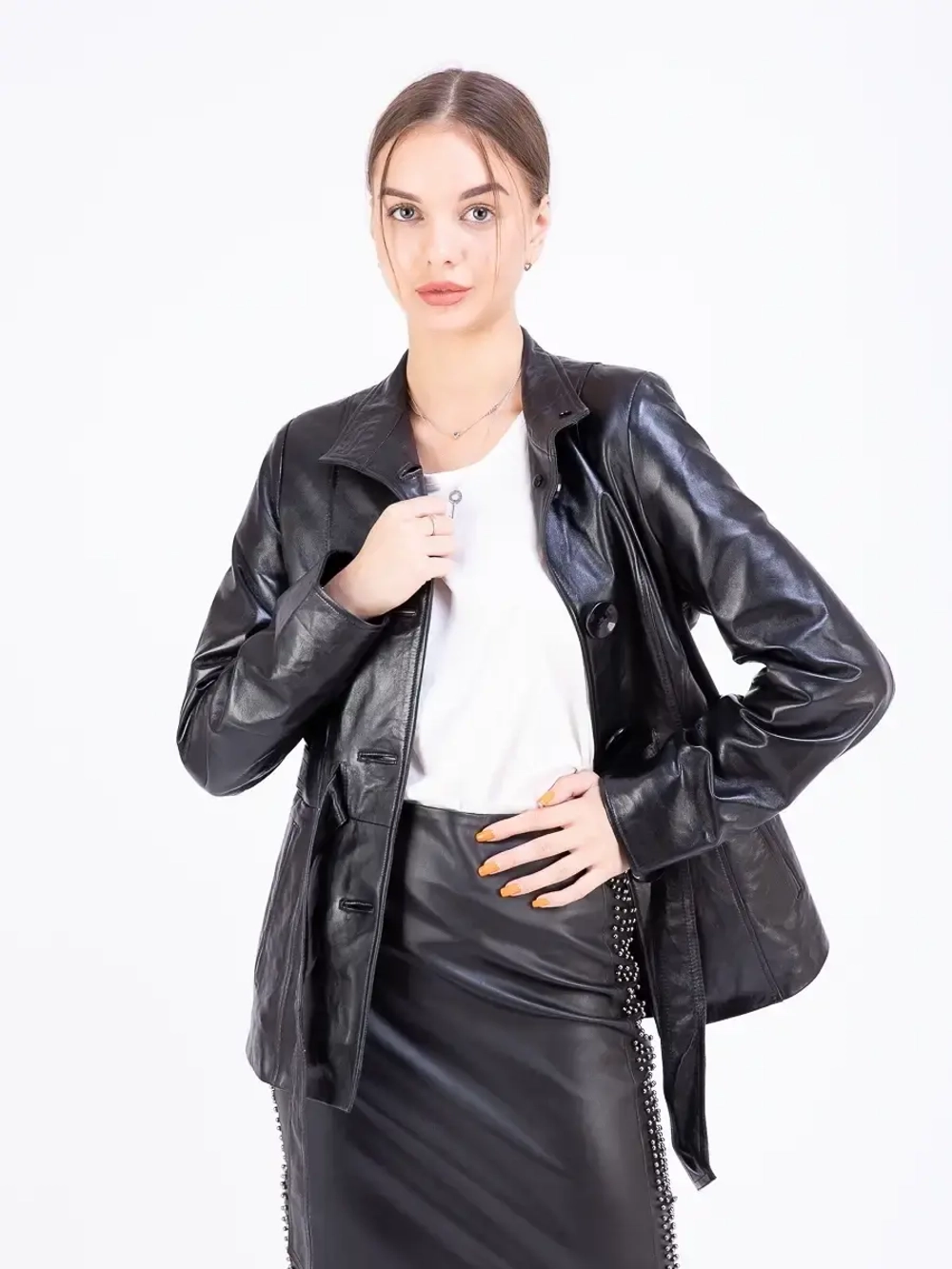 Куртка женская из натуральной кожи