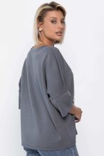 Блуза Фауст (серая) Б14203-20М LT Collection