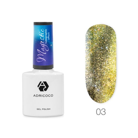 Гель-лак ADRICOCO Magestic #3 Медовые чары (8 мл.)