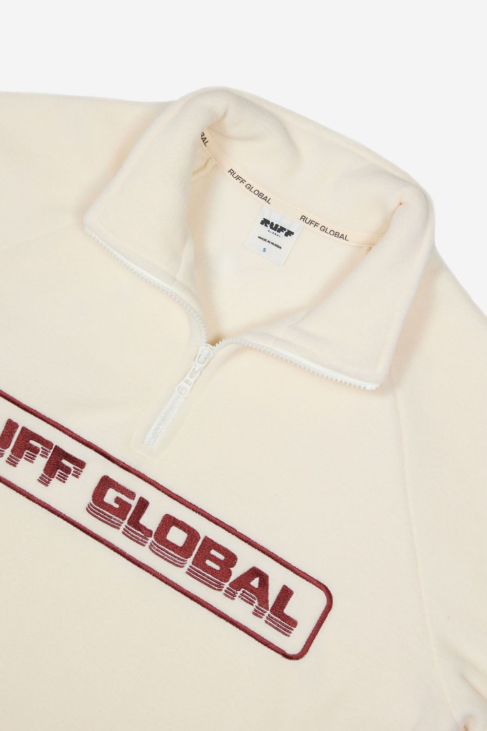 Толстовка Ruff Global Halfzip Fleece cream