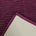 Коврик для ванной, 0.6х0.9 м, ПЭ, пурпурно-фиолетовый, Макарон, Y3-675