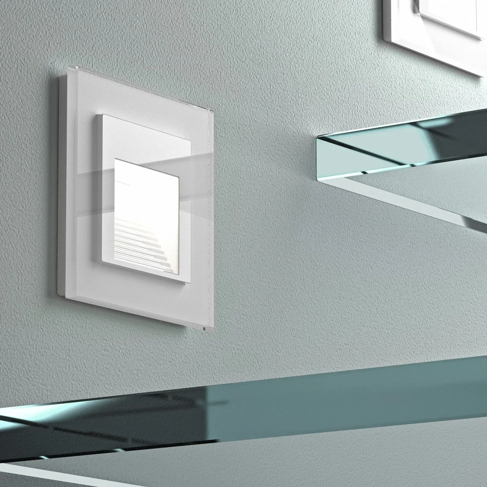 Рамка из стекла на 1 пост Favorit белый W0011101