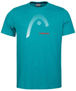 Футболка для мальчика теннисная Head Club Carl T-Shirt JR - turquoise