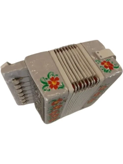 Гармонь сувенирная "Кроха" (Г-25), цвет белый