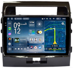 Магнитола для Toyota Land Cruiser 200 2007-2015 (экран климата внизу) - Teyes CC4-PRO монитор 10.36" 2K QLED на Android 13, Snapdragon 778G, AI, CarPlay, DSP, 4G SIM-слот