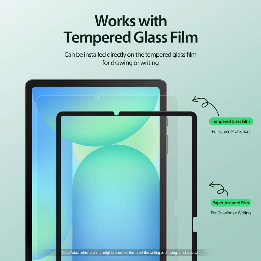 Защитная пленка с бумажной текстурой для планшета Samsung Galaxy Tab S10 FE+ от от Dux Ducis, серия Naad Series Paper