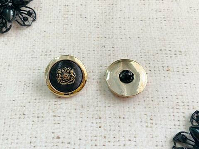 Пуговицы костюмные  с гербом, d 2,5 см