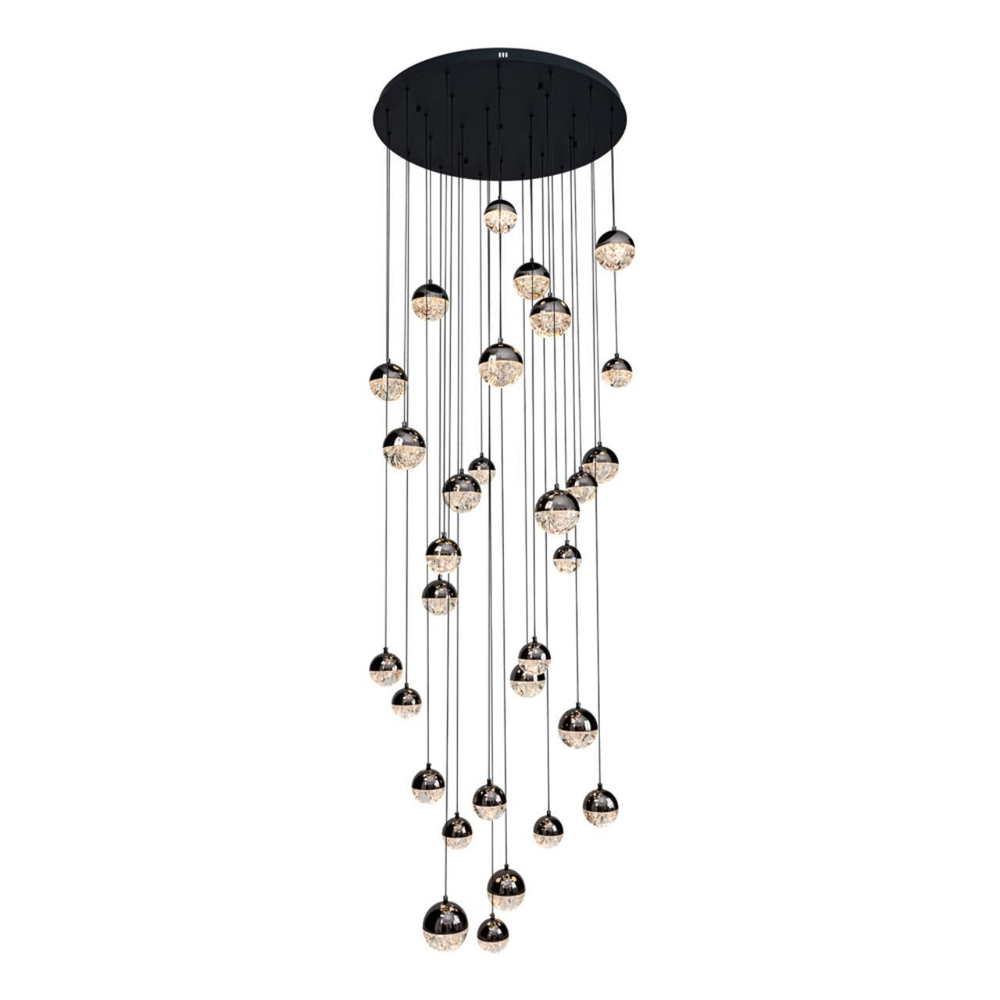 Подвесная светодиодная люстра Modelux ML.2408.30 BK