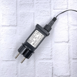 Светодиодная нить кластер 960 теплых белых ламп, 6 м., 8 режимов, зеленый провод, Christmas DeLuxe (87448)