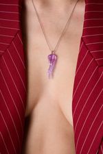 Подвеска Сосулька, стекло