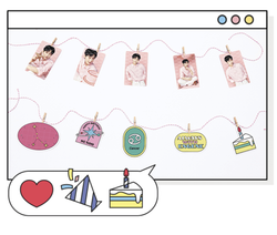 Набор гирлянда с фотокартами [SUNOO] DIY Photo Card Garland