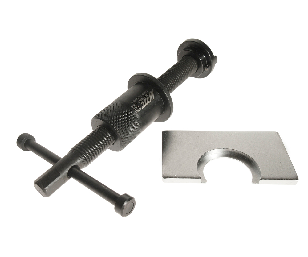 JTC-JW0831 - Приспособление для обслуживания тормозных суппортов JTC - 
Применение: вставьте инструмент в суппорт тормоза, чтобы раздвинуть поршни тормозных цилиндров для дальнейшей установки новых тормозных колодок.
Рычаг обеспечивает удобное вращение суппорта.
Подходит для автомобилей Фольксваген (VW), Ниссан (NISSAN).
Материал: сталь марки S45C.