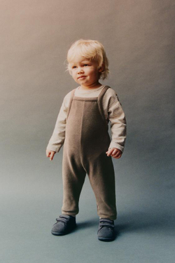 ZARA КОМБИНЕЗОН ИЗ МЯГКОЙ ТКАНИ, РЫЖЕВАТО-КОРИЧНЕВЫЙ