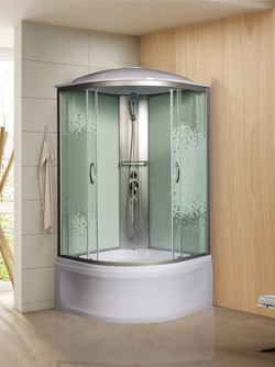 Душевая кабира  МОНОМАХ 10000005760 90/44 С МЗ, 900х900х2100, полукруг