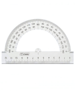 Транспортир 180*12см прозр.б/цв. (Стамм)