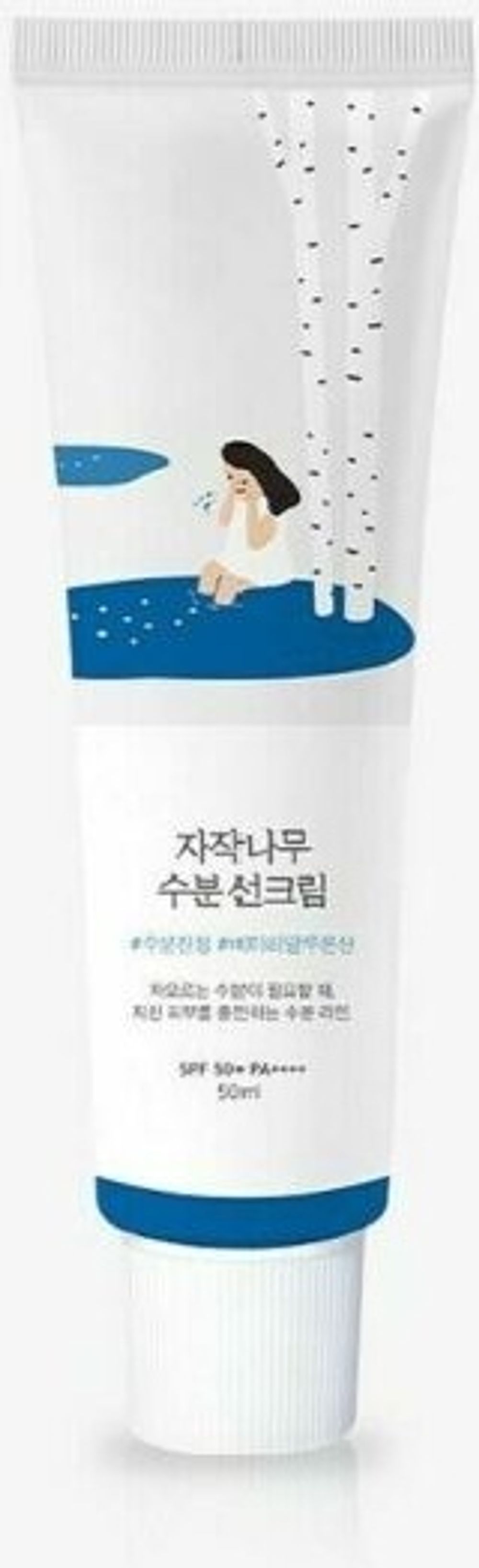 Увлажняющий солнцезащитный крем ROUND LAB Birch Juice Moisturizing Sunscreen SPF50+ PA++++ 50мл