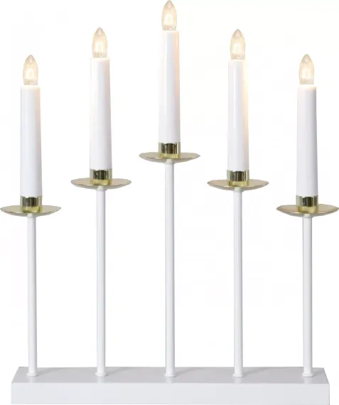 Светильник декоративный Greta 37х31 см., 5 ламп, белый хром, Star Trading (138-28)