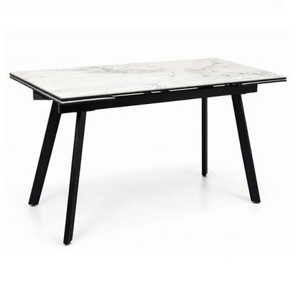 Стол из керамогранита 140 (+30) (+30) цвет Ice Jade Pol