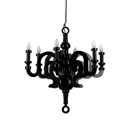 Pendant design lamp  Paper by Moooi (Black,  D90)
