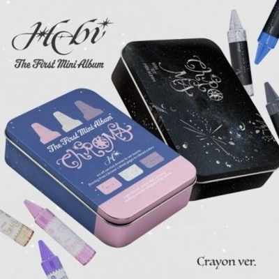 Альбом HEBI - CHROMA 1st Mini Album CRAYON 2 Version SET