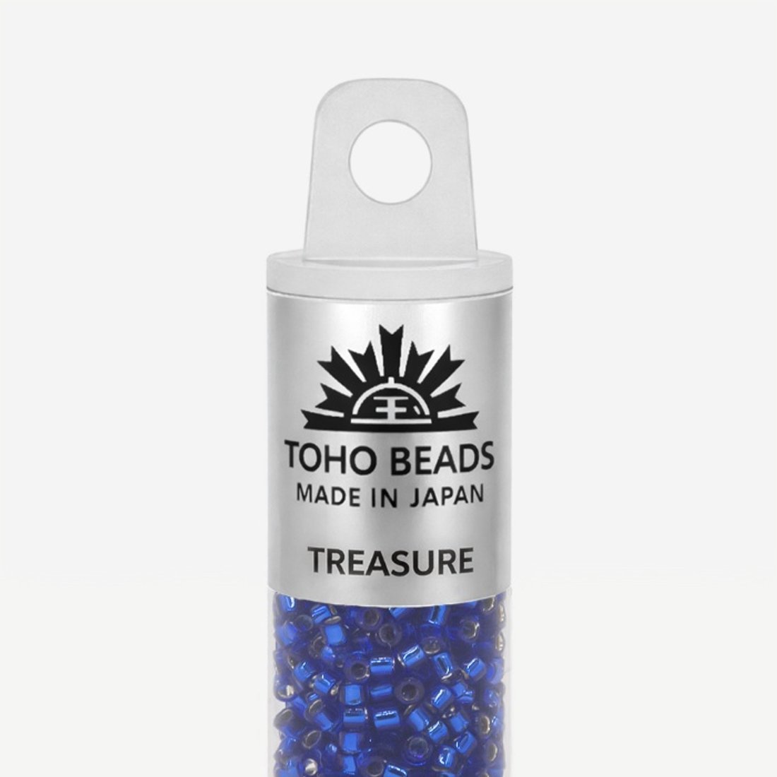 Японский бисер TOHO Treasure (№28), с внутренним серебрением, прозрачный