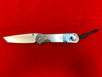 Нож-танто Chris Reeve Large Sebenza L21UNOp2013TANTO с клинком из стали CPM-S35VN, рукоять титан